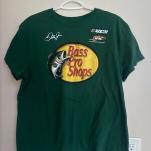 Nascar Bass Pro Shops Green Graphic Tee